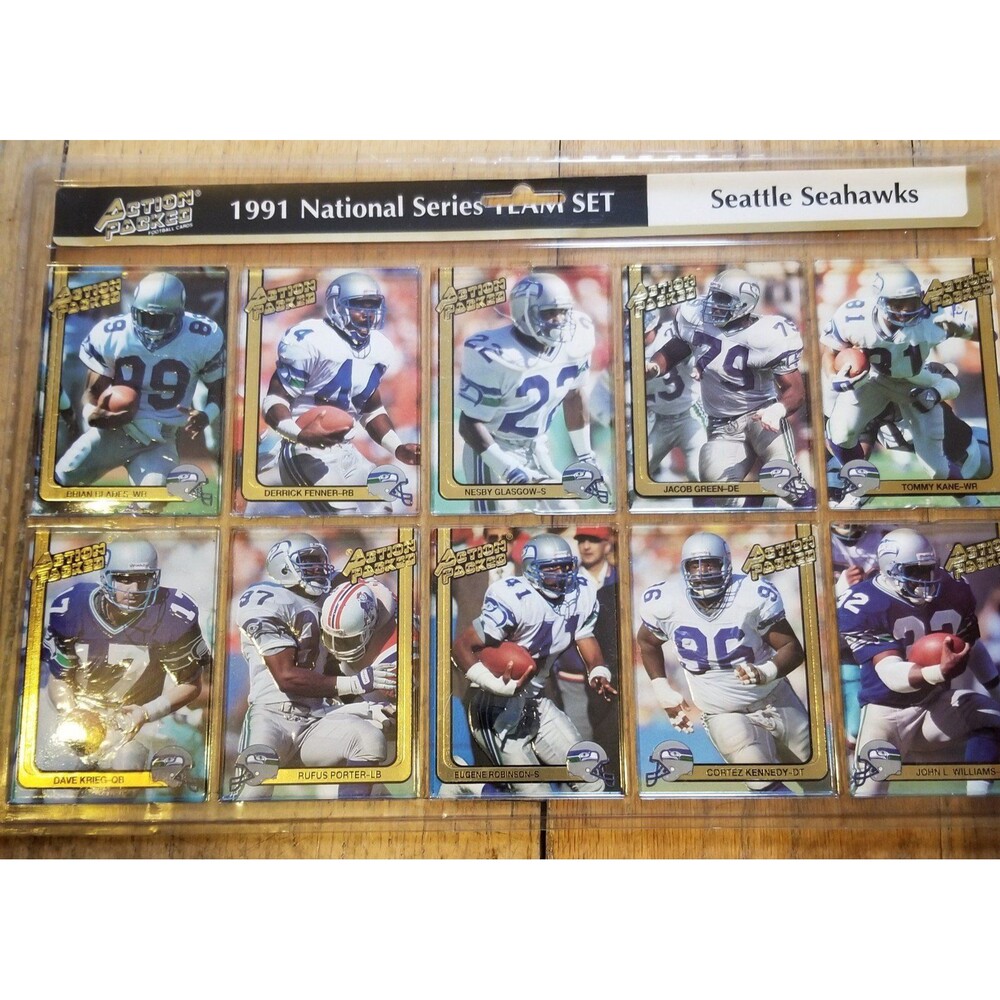 Action packed brand 1991 National Series Team Set Seattle Seahawks